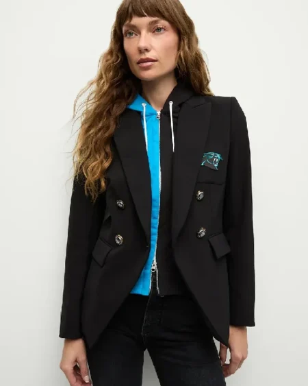 Order Elevate Your Style with the Carolina Panthers Women’s Blazer For Sale
