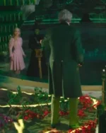 Order Jeff Goldblum Wicked 2024 Wizard Green Trench Coat Sale back