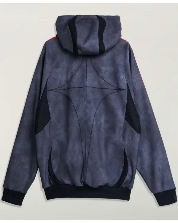 Order Recreated - Adidas Originals Thug Club Teamgeist Faux Leather Jacket For Sale Back