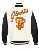 Order San Francisco Giants White And Black Varsity Wool Jacket On Sale For Men and Women Sale