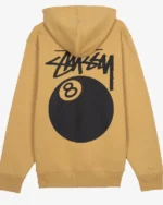 Order Stussy 8 Ball Hoodie For Sale Brown back