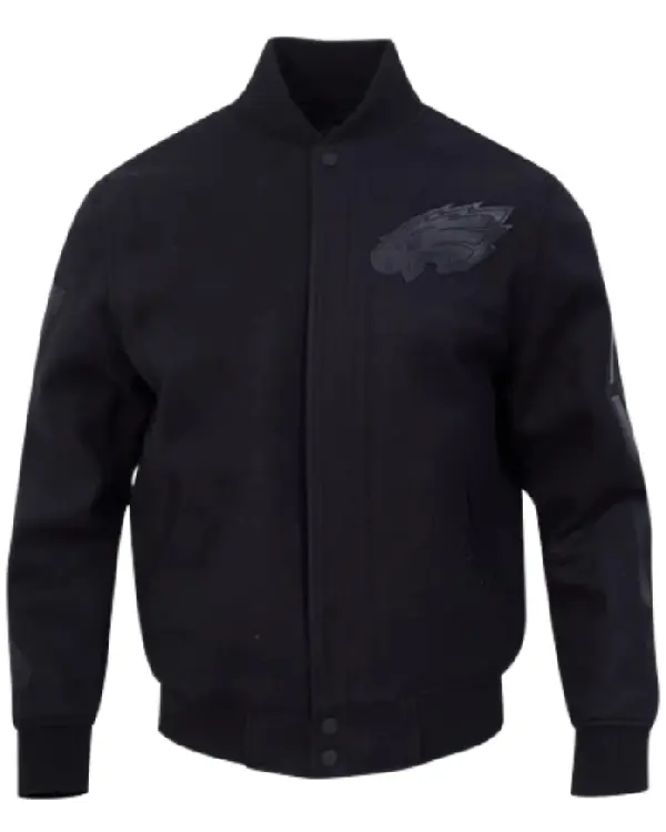 Philadelphia Eagles Washed Vanguard Wool Varsity Jacket