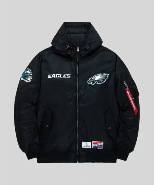 Philadelphia Eagles x Alpha x New Era L-2B Bomber Jacket