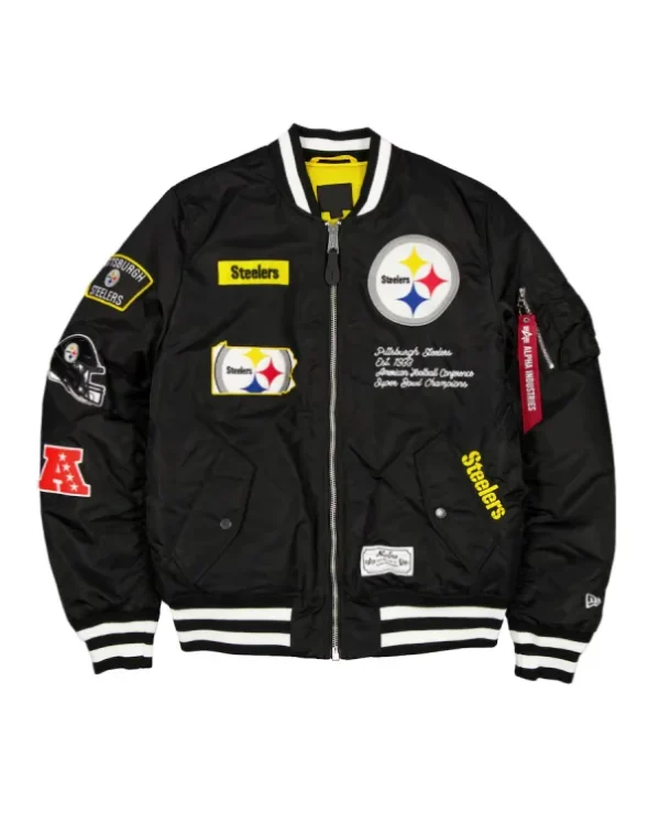 Pittsburgh Steelers New Era x Alpha Industries MA-1 Bomber Jacket