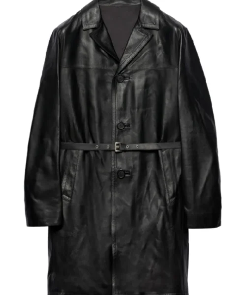 Prada Nappa Leather Coat