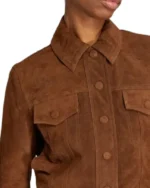 RAG & BONE Dionne cropped Suede Jacket