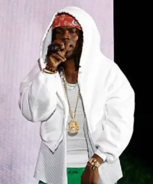 Rema 2025 Global Citizen Festival White Hoodie