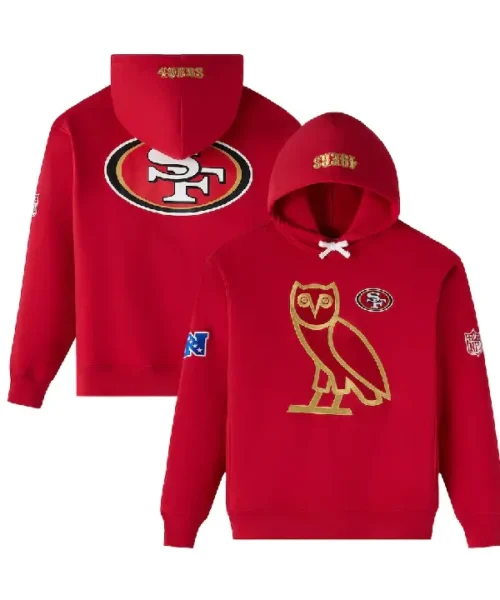 San Francisco 49ers OVO Scarlet Icon Team Hoodie