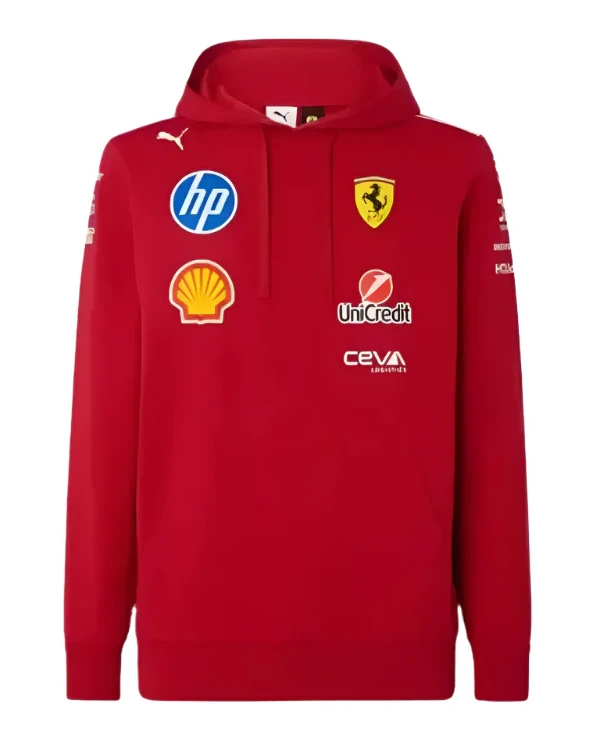 Scuderia Ferrari HP 2025 Team Red Hoodie sale