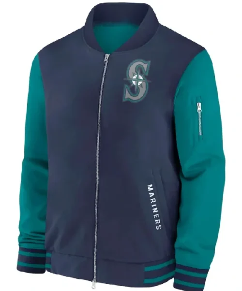 Seattle Mariners Authentic Collection Dugout Bomber Jacket