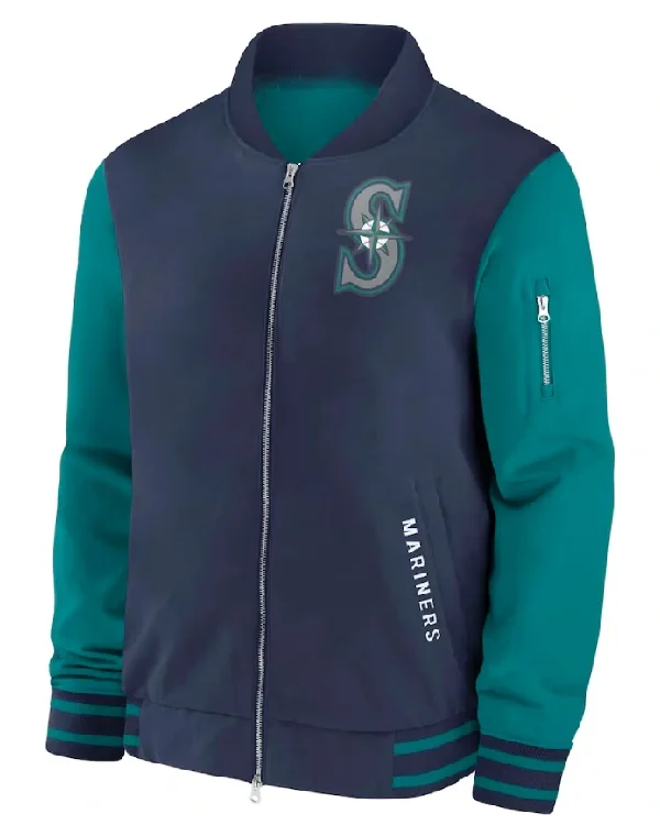 Seattle Mariners Authentic Collection Dugout Bomber Jacket