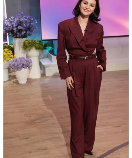 Selena Gomez The Jennifer Hudson Show S04 Cropped Blazer