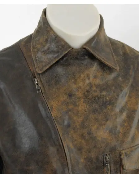 Shop Escape from L.A. Snake Plissken Kurt Russell Distressed Jacket Sale Collar