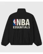 Shop Fear of God x NBA Unisex Half-Zip Black Track Jacket For Sale