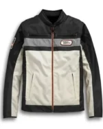 Shop Harley Davidson Color Blocked Biker Jacket Sale