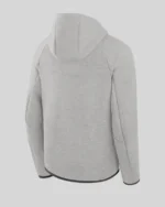 Shop Los Angeles Dodgers Nike Black Tech Fleece Windrunner Full-Zip Hoodie Jacket Sale Grey Back