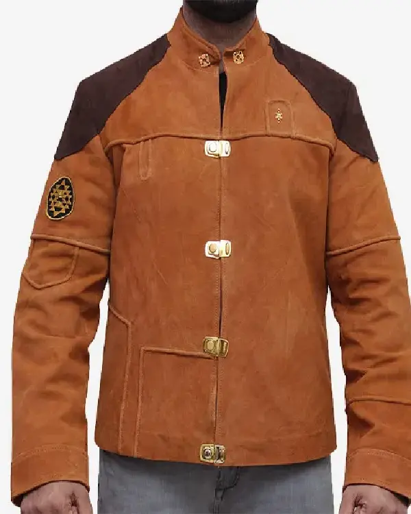 Shop Men’s Battlestar Galactica Colonial Suede Jacket on Sale