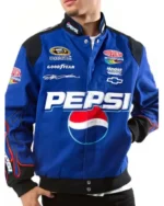 Shop Pepsi JG Racing Blue Cotton Jacket
