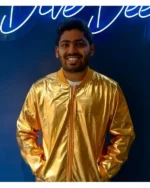 Shop Recreated – AWS Certified Golden Bomber Jacket Sale