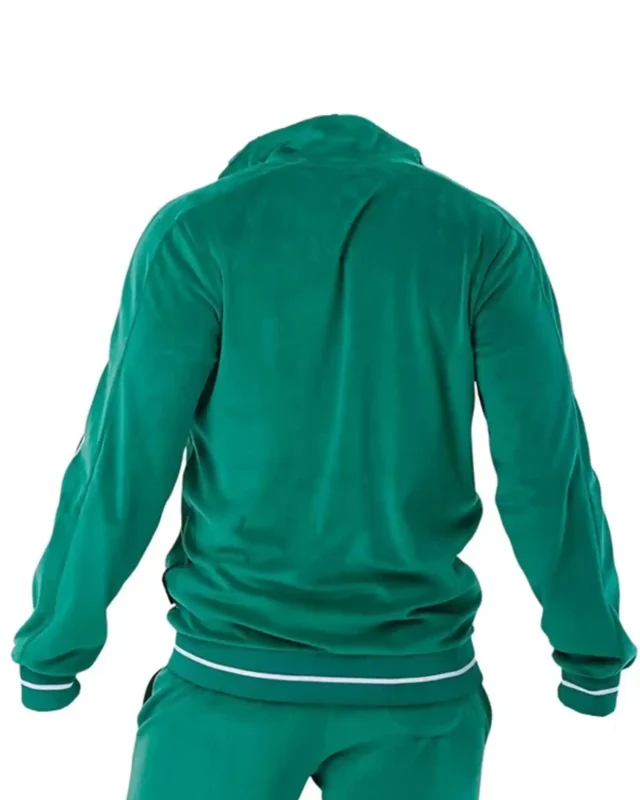 Shop Recreation – NFL Philadelphia Eagles Kelly Velour Green Tracksuit For Sale Back