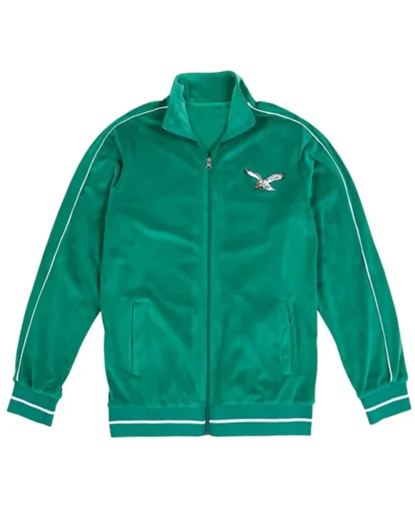 Shop Recreation – NFL Philadelphia Eagles Kelly Velour Green Tracksuit on Sale