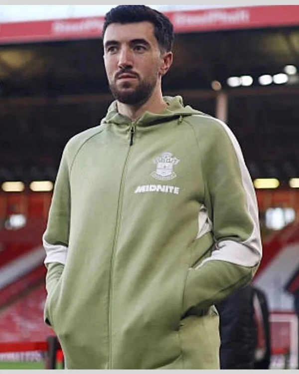 Shop Southampton F.C. Sky Bet Championship Green & White Hoodie – 2025