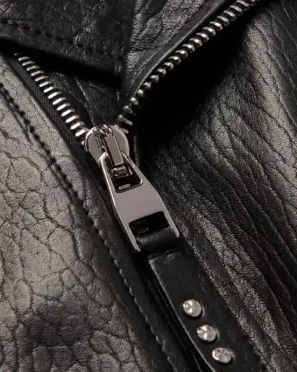Shop The Alexander Mcqueen Biker Slim Fit Leather Jacket Sale Ykk Zipper
