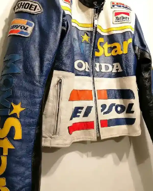 Shop The Vintage Respol Stylish Biker Leather Jacket For Sale