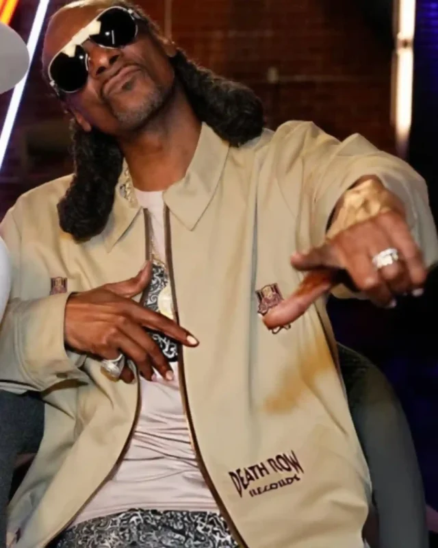Shop The Voice S28 Snoop Dogg Death Row Records Beige Jacket Sale