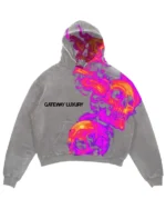 Skully Grey Hoodie