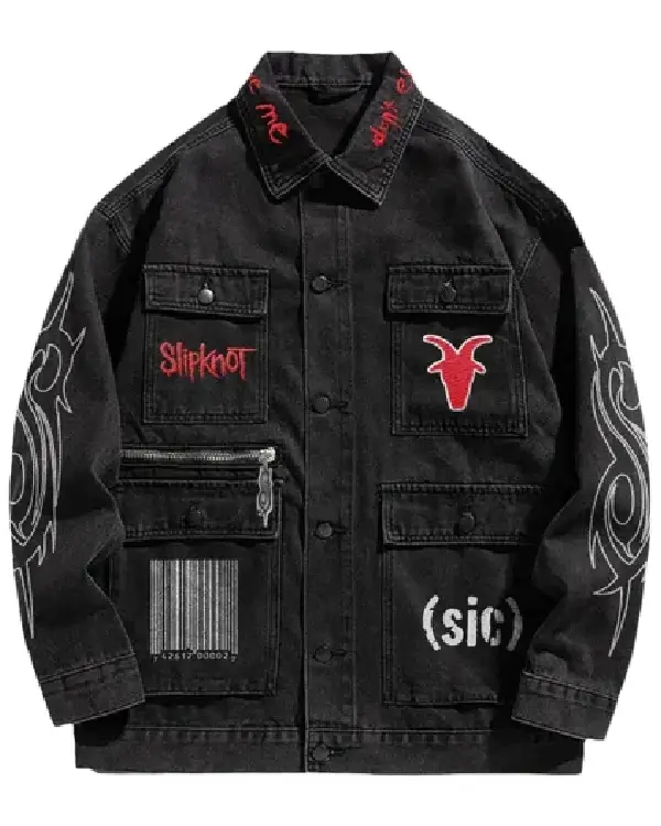 Slipknot Don’t Ever Judge Me Cargo Jean Jacket