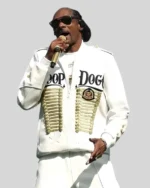 Snoop Dogg AFL Grand Final 2025 Gold Hussar-Style Braided Embellishments Bomber Jacket (1)