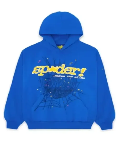 Spider Blue Hoodie