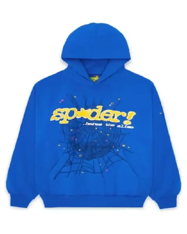 Spider Blue Hoodie