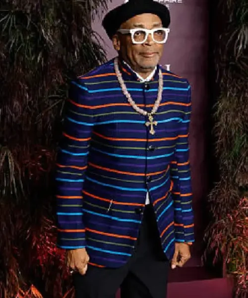 Spike Lee WSJ. Magazine 2025 Innovator Awards Striped Blazer