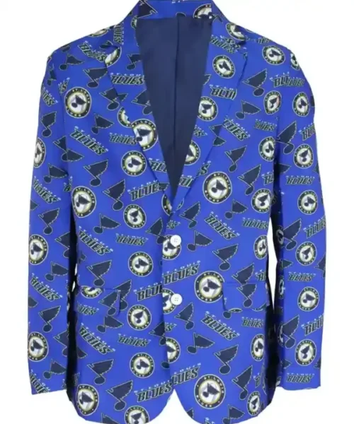 St Louis Blues Printed Blazer