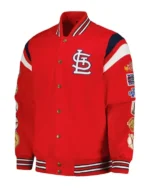 St Louis Cardinals Red Championship Wool Varsity Jacket