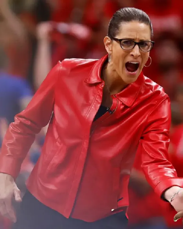 Stephanie White WNBA Playoffs Semi-Final 2025 Leather Jacket