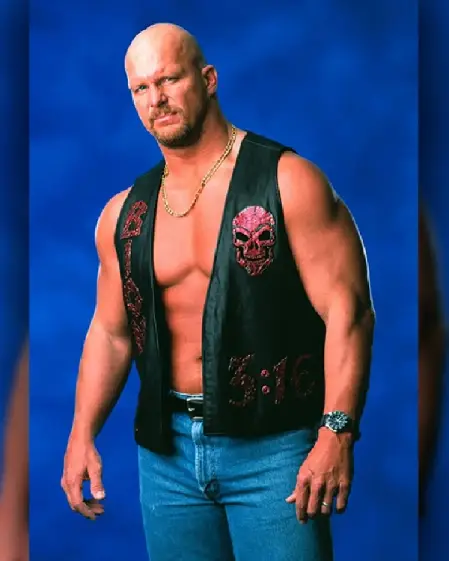 Stone Cold Steve Austin Bionic Redneck Leather Vest