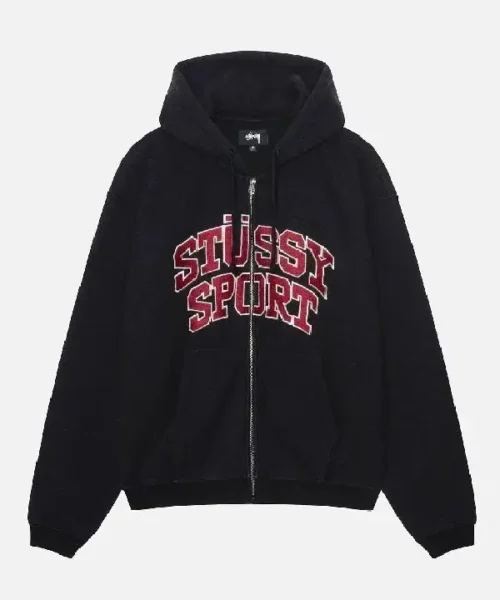 Stussy Sport Zip-Up Hoodie