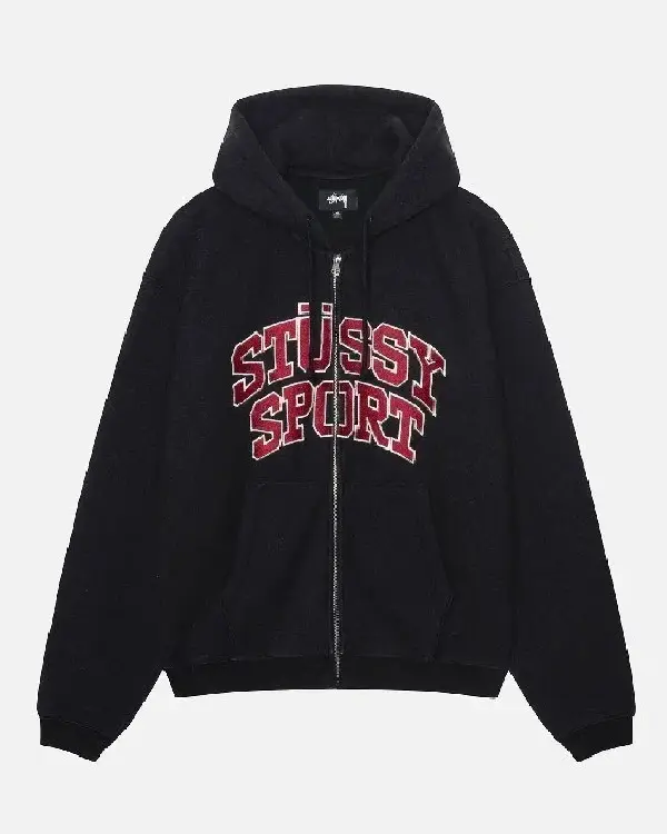 Stussy Sport Zip-Up Hoodie