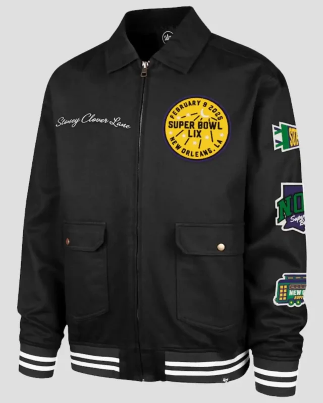 Super Bowl LIX Stoney Clover Lane X ’47 Black Jacket