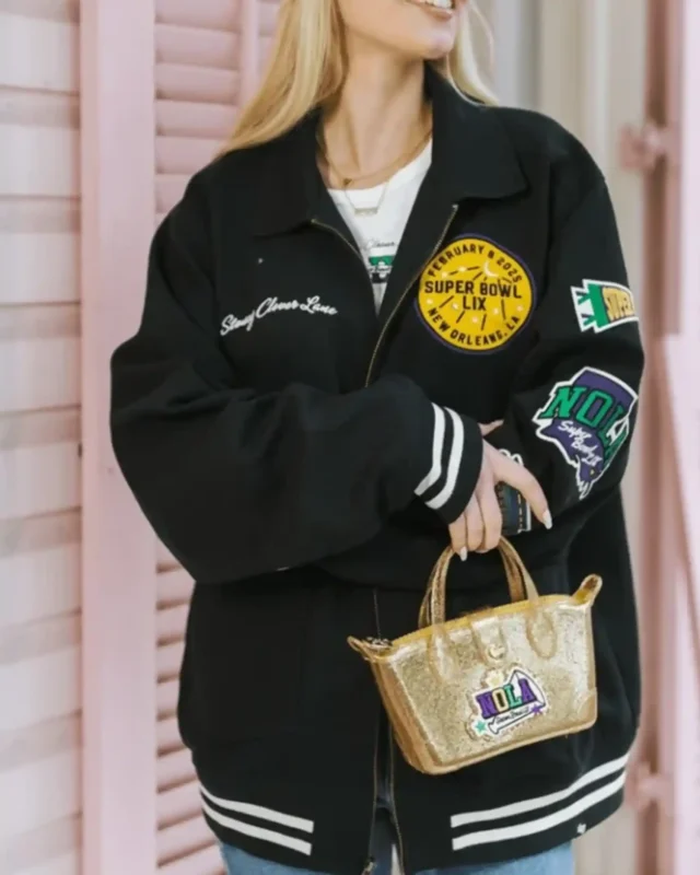 Super Bowl LIX Stoney Clover Lane X ’47 Stoney Showstopper Homestead Jacket – Black