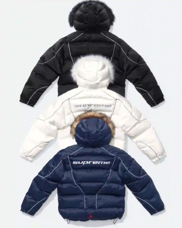 Supreme Jordan Puffer Jacket Back