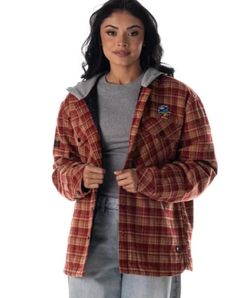 The Wild Collective San Francisco 49ers Pride Flannel Jacket