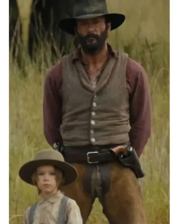 Tim McGraw Yellowstone 1883 James Dutton Vest