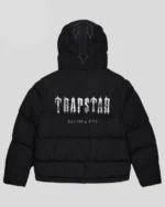 Trapstar Black & Blue Puffer Jacket For Sale back