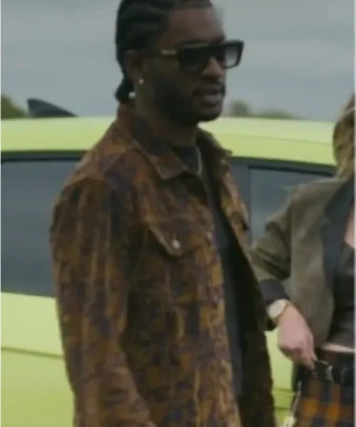 Tulsa King S03 Tyson Mitchell Velour Print Jacket