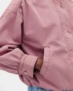 Twill Bubble Mauve Pink Wash Jacket (1)