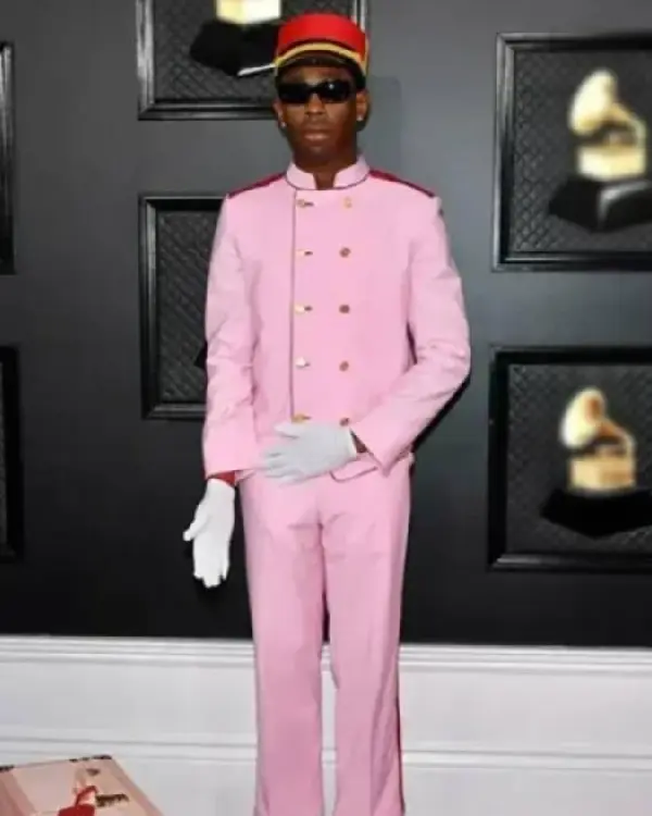 Tyler The Creator Pink Bellhop Suit